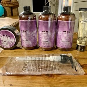 Wen Hair care by Chaz Dean Lavender Conditioner 16 W Pump & 1Hair Treatment Lot